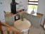 modern kitchen diner with sea views
